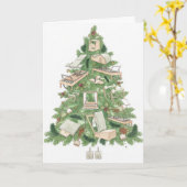 Carte Sapin de Noël Pilates (Fleur jaune)