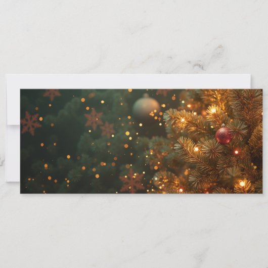 Carte Sapin et boules (Devant)