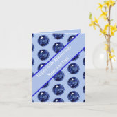 Carte Sapphire du 65e anniversaire modifiable (Fleur jaune)