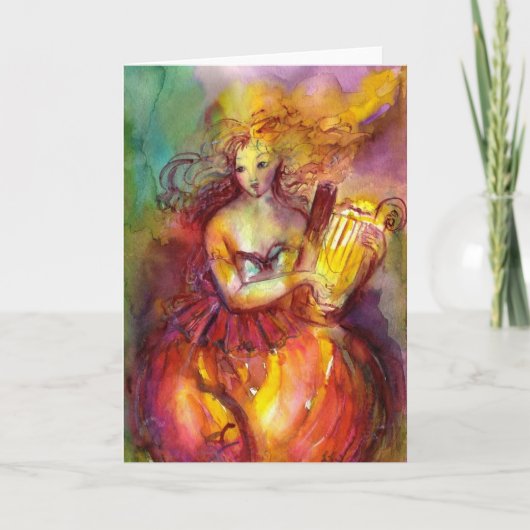 CARTE SAPPHO, DANSE, MUSIQUE ET POÉSIE (Devant)