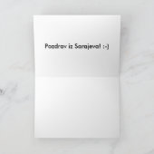 Carte Sarajevo (Intérieur)