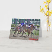Carte Saratoga Horse Racing (Fleur jaune)