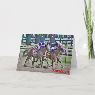 Carte Saratoga Horse Racing