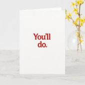 Carte Sarcastic You Will Do Card (Fleur jaune)