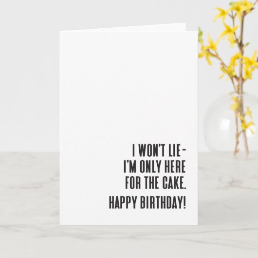 Carte Sarcastique (Fleur jaune)