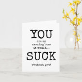 Carte Sarcastique, Drôle, Appréciation du patron (Fleur jaune)