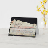 Carte Sarcophage, étrusque (Fleur jaune)