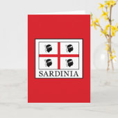Carte Sardaigne (Fleur jaune)