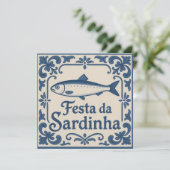 Carte Sardine portugaise - (Debout devant)