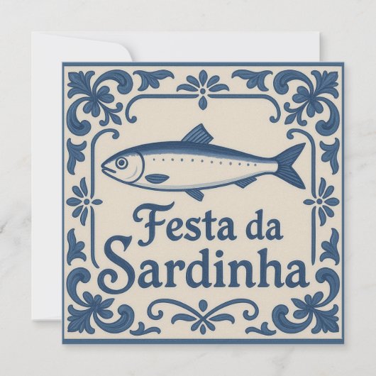 Carte Sardine portugaise - (Devant)