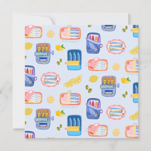 Carte Sardines et citrons (Devant)