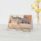 Carte Sargent - Campi dei Frari, Venise, (Fleur jaune)