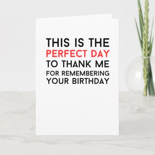 Carte Sarkastic humoristique drôle gag Folt Greeting Car (Devant)