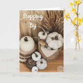 CARTE S'ARRÊTER AVEC **VOEUX DE REMERCIEMENT** (Fleur jaune)