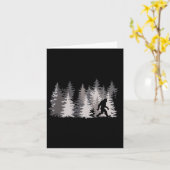 Carte Sasquatch Forest Legend Nature (Fleur jaune)