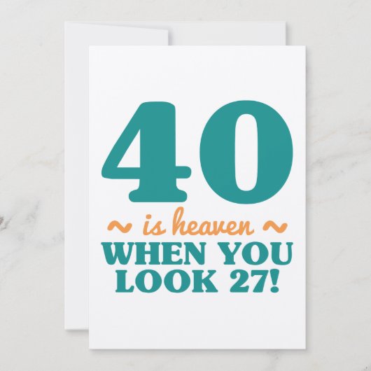 Carte Sassy 40e anniversaire (Devant)