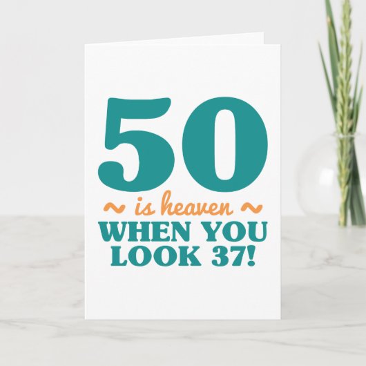 Carte Sassy 50e anniversaire (Devant)