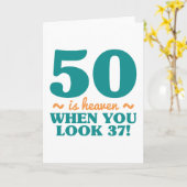 Carte Sassy 50e anniversaire (Fleur jaune)