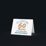 Carte Sassy 60th Birthday Attitude<br><div class="desc">Une drôle d'idée cadeau d'anniversaire pour les femmes qui fêtent un âge marquant et ont de la grâce au monde avec leur présence.</div>