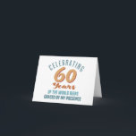 Carte Sassy 60th Birthday Attitude<br><div class="desc">Une drôle d'idée cadeau d'anniversaire pour les femmes qui fêtent un âge marquant et ont de la grâce au monde avec leur présence.</div>