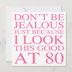 Carte Sassy 80e anniversaire pour les femmes