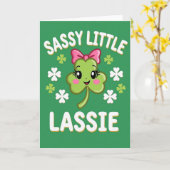 Carte Sassy Little Lassie (Fleur jaune)