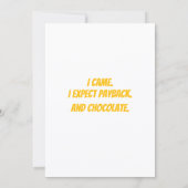 Carte Sassy Penguin Easter Humor (Dos)