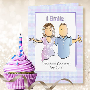 Carte Sassy Snarky Son Drôle Dit Caricature Anniversaire