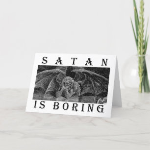 Carte SATAN is BORING Bulk