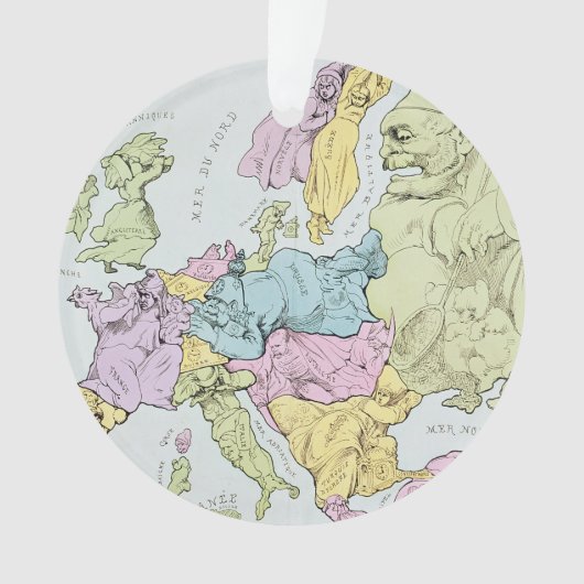 Carte satirique de l'Europe | 1871 (devant)