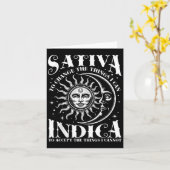 Carte Sativa pour changer les choses que je peux Indica  (Fleur jaune)