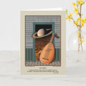 Carte Saturn (Fleur jaune)