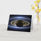 Carte Saturne Éclipse le Soleil de Cassini Orbiter (Fleur jaune)