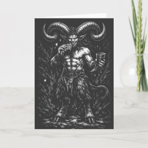 Carte Satyre d'hiver cornu — par BurnsInHell