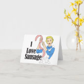 Carte Saucisse (Fleur jaune)