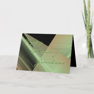 Carte Sauge-Noir de petit-fils - customisez n'importe