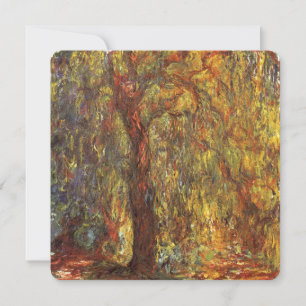 Carte Saule pleureur par Claude Monet, Beaux-Arts Vintag