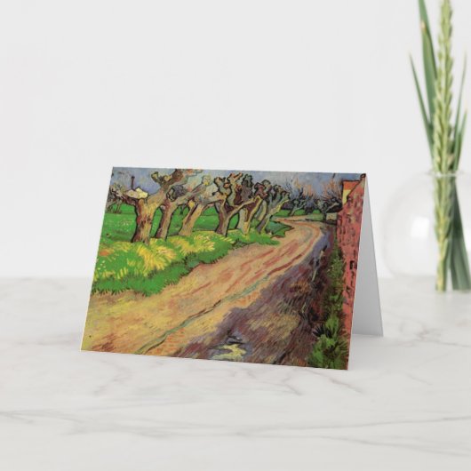 Carte Saules Pollard par Vincent van Gogh (Devant)