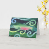 Carte Saumon Chinook (Fleur jaune)