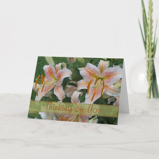 Carte saumonée d'étoile pour toute occasion (Devant)