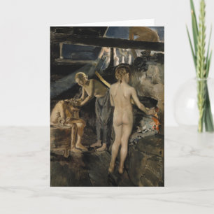 Carte Sauna greeting card de Gallen-Kallela