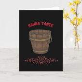 Carte Sauna Oncle Saunas (Fleur jaune)