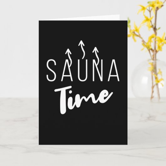 Carte Sauna TIme Wellness (Fleur jaune)