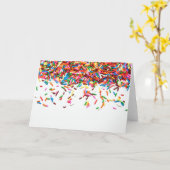 Carte Saupoudrer (Fleur jaune)