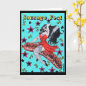 Carte "Sausage Fest" (Fleur jaune)