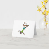 Carte Saut de Bungee (Fleur jaune)