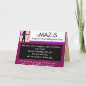 Carte Saut de la foi (Dos)