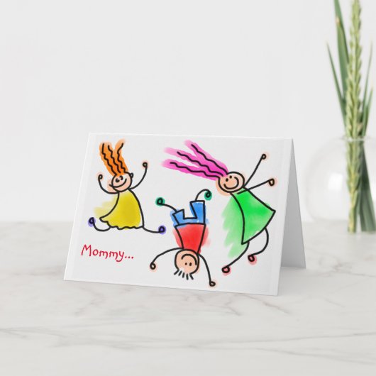 Carte Sautez pour la fête des mères de Joy (Devant)