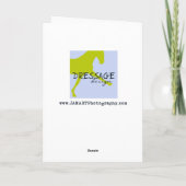 Carte SAUVEGARDE VERTICALE 5x7 GREETING CARD (Dos)