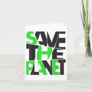 Carte Sauvegarder La Planète _ Protection De l'environne